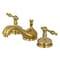 Kingston Brass KS1167NL 8" Widespread Bathroom Faucet, Brushed Brass KS1167NL - alternate 1